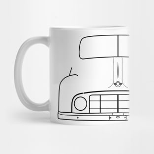 Morris Minor MM classic car outline (black) Mug